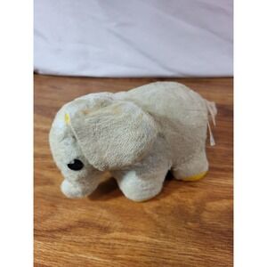 Vintage‎ Bantam Blue Musical 7"  Plush Elephant